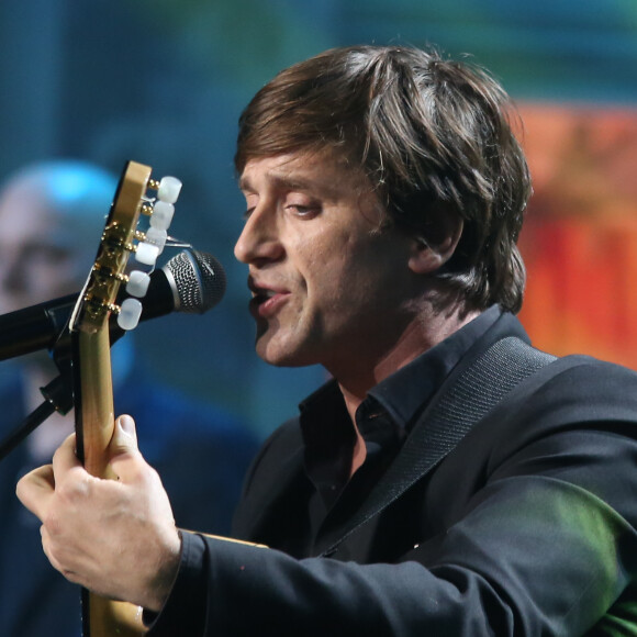 Exclusif - Thomas Dutronc, lors de l'enregistrement de l'émission Du côté de chez Dave à La plaine Saint-Denis, le 21 octobre 2015 (diffusion le dimanche 29 novembre 2015.)