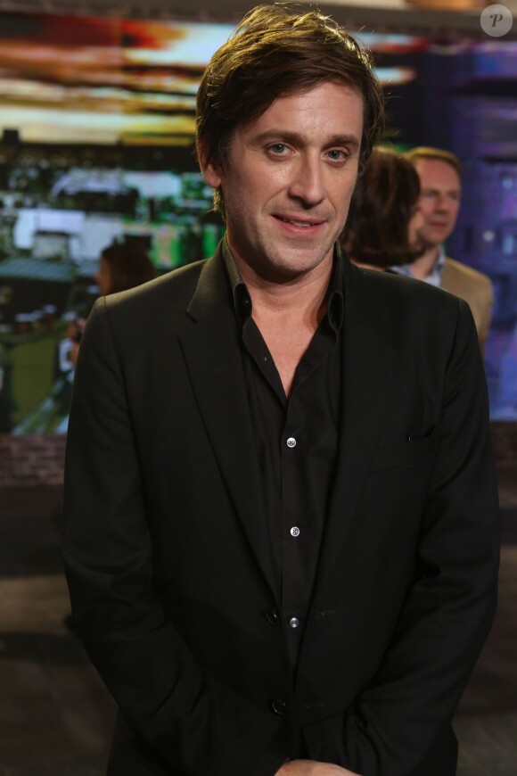 Exclusif - Thomas Dutronc, lors de l'enregistrement de l'émission Du côté de chez Dave à La plaine Saint-Denis, le 21 octobre 2015 (diffusion le dimanche 29 novembre 2015.)