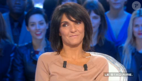 L'humoriste Florence Foresti invitée dans Salut les Terriens sur Canal+, le samedi 28 novembre 2015.