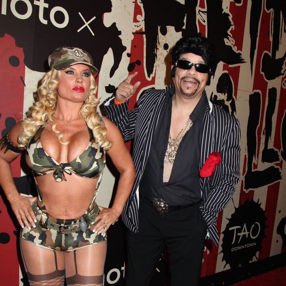 Coco Austin et Ice T - 15ème soirée "Moto X" d' Hallloween parrainé par svedka Vodka au TAO Downtown le 31 Octobre, 2014 à New York.