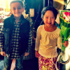 Naleigh, la fille de Katherine Heigl a reçu son premier bouquet de fleurs le jour de son anniversaire / photo postée sur Instagram, le 24 novembre 2015.