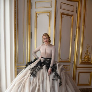 Exclusif - Comtesse Victoria von Faber-Castell (robe Stéphane Rolland Haute-Couture, bijoux Payal New York)  lors des préparatifs de la vingt-troisième édition du Bal au Palais de Chaillot à Paris, le 28 novembre 2015. © Jacovides/Borde/Moreau/Bestimage