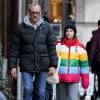Exclusif - Le célèbre photographe Terry Richardson et sa femme Alexandra Bolotow enceinte se promènent pendant 'Thanksgiving' dans les rues de New York, le 25 novembre 2015