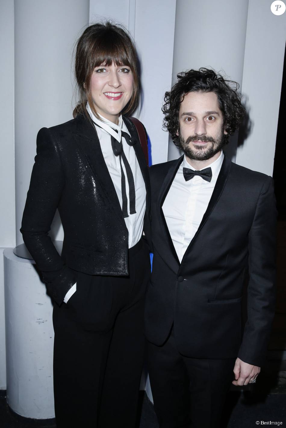 Daphné Burki et son compagnon Gunther Love Dîner de charité organisé par Babeth Djian pour EAM