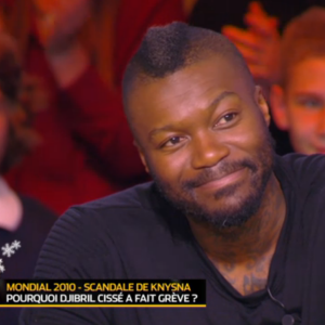 Djibril Cissé, dans Touche pas à mon sport sur D8, le jeudi 3 décembre 2015.