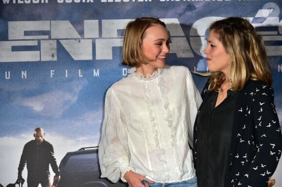 Lily-Rose Depp et Alysson Paradis - Avant-Première du film "Les Enragés" au cinéma UGC Les Halles à Paris le 28 septembre 2015.