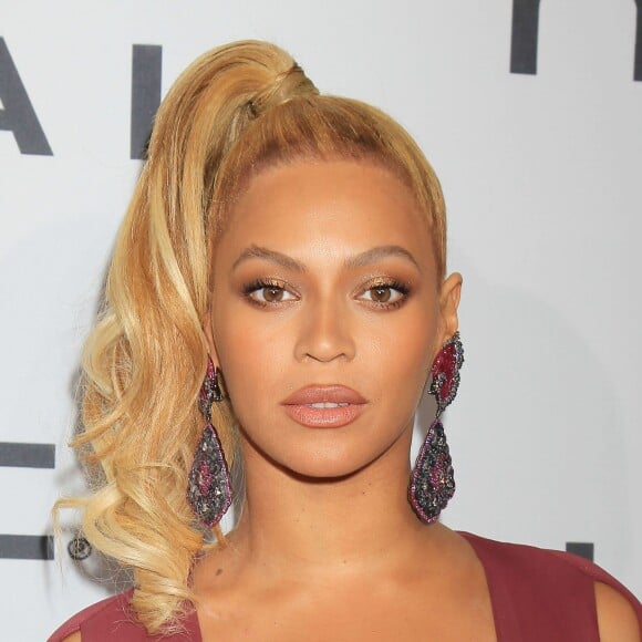 Beyonce lors d'une soirée Tidal à New York, le 20 octobre 2015