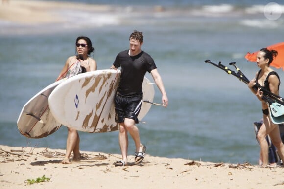 Exclusif - Mark Zuckerberg, patron de facebook, et sa femme Priscilla en vacances a Hawaii, le 25 avril 2013