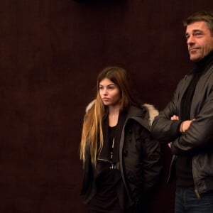 Exclusif - Thylane Blondeau et Thierry Neuvic - Avant-première du film "Belle et Sébastien : l'aventure continue" au cinéma La Ramasse à Lanslebourg-Mont-Cenis le 20 novembre 2015.