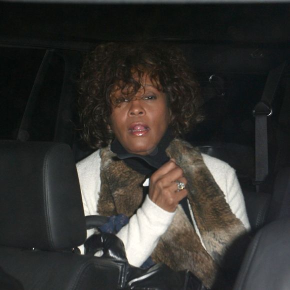 Whitney Houston sort de chez le médecin à Beverly Hills, le 2 février 2015