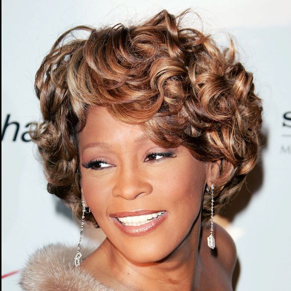 Whitney Houston à la soirée pre-Grammy Clive Davis à Beverly Hills, le 10 février 2007