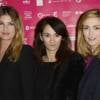 Isabelle Funaro, Rachida Brakni et Julie Gayet  - La 11ème édition du Festival Paris Courts Devant (festival international de courts métrages) au Cinéma des Cinéastes à Paris, le 10 décembre 2015. © Guirec Coadic/Bestimage