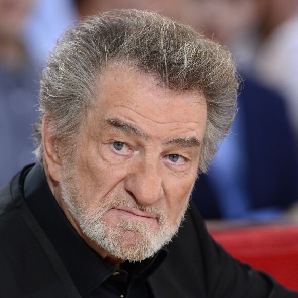 Eddy Mitchell - Enregistrement de l'émission "Vivement Dimanche" à Paris le 9 Décembre 2015 et qui sera diffusée le 13 Décembre 2015.