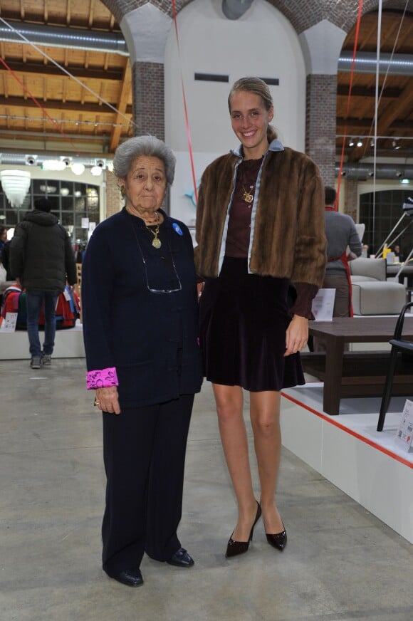 Bona Borromeo et Matilde Borromeo - Inauguration de l'exposition "Love Design" à Milan le 10 décembre 2015.
