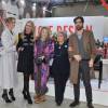Beatrice Borromeo, Isabella Borromeo, Marta Marzotto, Bona Borromeo et Carlo Borromeo - Inauguration de l'exposition "Love Design" à Milan le 10 décembre 2015.