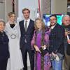 Bona Borromeo, Beatrice Borromeo, Pierre Casiraghi, Marta Marzotto et Carlo Borromeo - Inauguration de l'exposition "Love Design" à Milan le 10 décembre 2015.