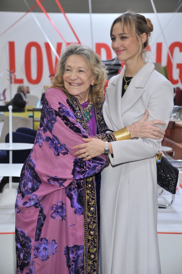 Marta Marzotto et Beatrice Borromeo - Inauguration de l'exposition "Love Design" à Milan le 10 décembre 2015.