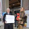Adriano Teso et Laura Morino Teso - Inauguration de l'exposition "Love Design" à Milan le 10 décembre 2015.