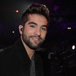 Exclusif - Kendji Girac dans les coulisses de la soirée événement Bercy fête ses 30 ans - Le concert anniversaire, diffusée le 4 décembre 2015, à l'AccorHotels Arena à Paris. © Veeren/Moreau