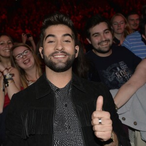 Exclusif - Kendji Girac dans les coulisses de la soirée événement Bercy fête ses 30 ans - Le concert anniversaire, diffusée le 4 décembre 2015, à l'AccorHotels Arena à Paris. © Veeren/Moreau