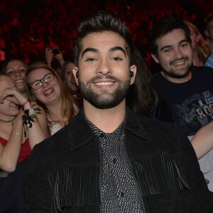 Exclusif - Kendji Girac dans les coulisses de la soirée événement Bercy fête ses 30 ans - Le concert anniversaire, diffusée le 4 décembre 2015, à l'AccorHotels Arena à Paris. © Veeren/Moreau