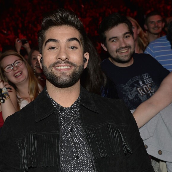 Exclusif - Kendji Girac dans les coulisses de la soirée événement Bercy fête ses 30 ans - Le concert anniversaire, diffusée le 4 décembre 2015, à l'AccorHotels Arena à Paris. © Veeren/Moreau