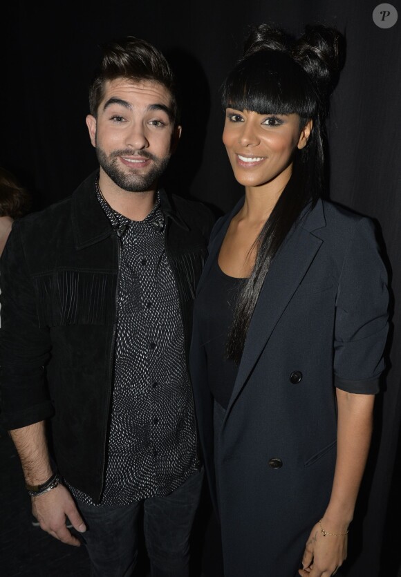 Exclusif - Kendji Girac et Shy'm dans les coulisses de la soirée événement Bercy fête ses 30 ans - Le concert anniversaire, diffusée le 4 décembre 2015, à l'AccorHotels Arena à Paris. © Veeren/Moreau