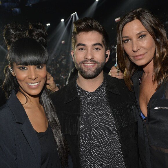 Exclusif - Shy'm, Kendji Girac et Zazie dans les coulisses de la soirée événement Bercy fête ses 30 ans - Le concert anniversaire, diffusée le 4 décembre 2015, à l'AccorHotels Arena à Paris. © Veeren/Moreau