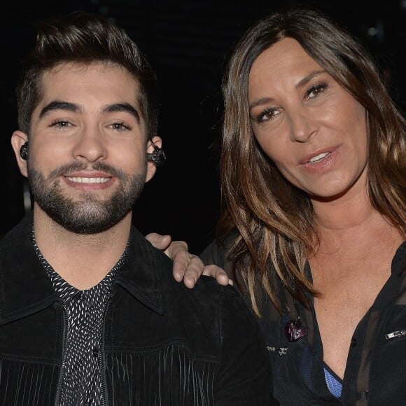 Exclusif - Kendji Girac et Zazie dans les coulisses de la soirée événement Bercy fête ses 30 ans - Le concert anniversaire, diffusée le 4 décembre 2015, à l'AccorHotels Arena à Paris. © Veeren/Moreau