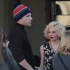 Ben Affleck et  Sienna Miller sur le tournage de Live by Night à Los Angeles le 7 décembre 2015.
