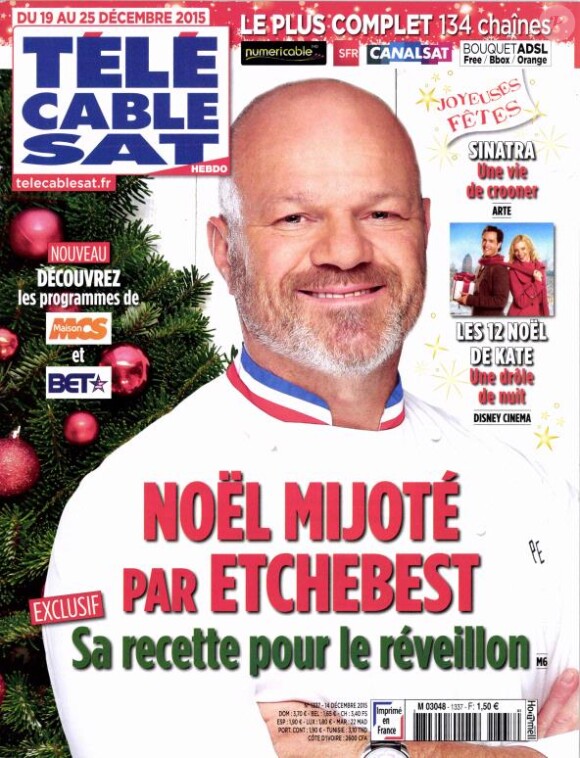 Magazine Télécâble Sat Hebdo en kiosques le 14 décembre 2015.