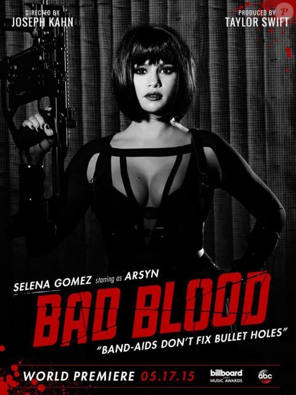 Selena Gomez - Beaucoup de mannequins connues apparaissent dans le nouveau clip vidéo de Taylor Swift 'Bad Blood', le 22 mai 2015