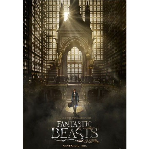 Affiche du film Les Animaux Fantastiques.