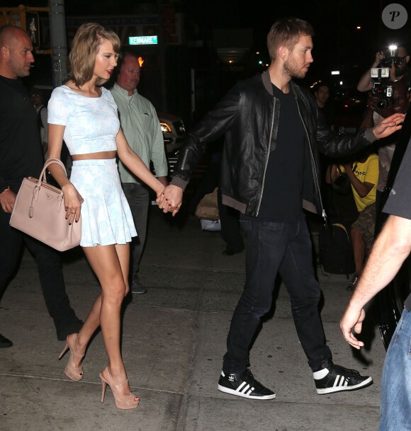 Taylor Swift et son petit ami Calvin Harris ont fait la fête ensemble à New York, le 26 mai 2015
