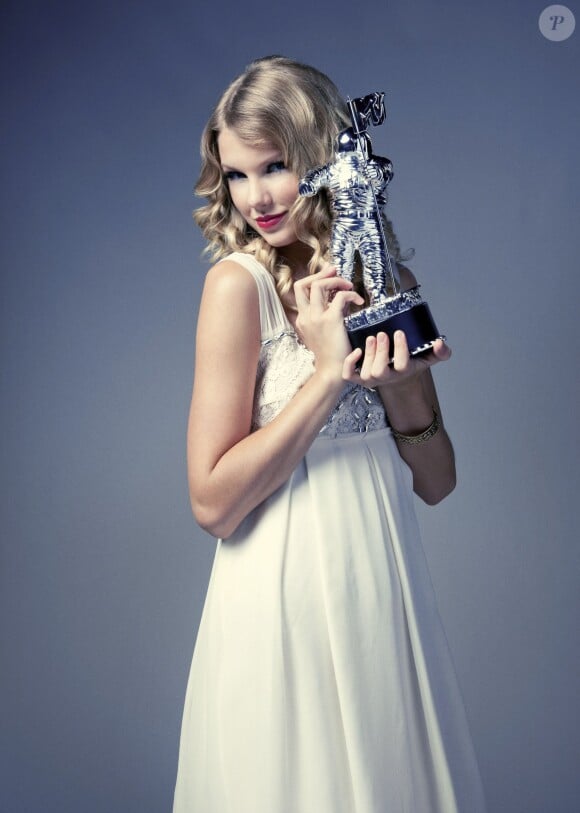 Taylor Swift lors d'un shooting photo pour les MTV Video Music Awards, le 3 septembre 2009