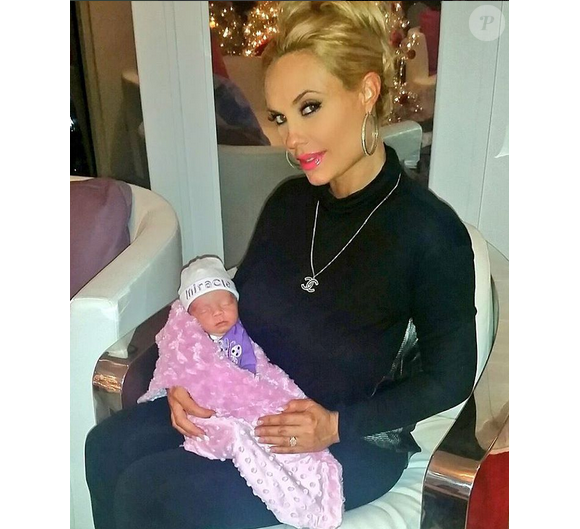 Coco Austin et sa fille Chanel Nicole / photo postée sur Instagram au mois de décembre 2015.