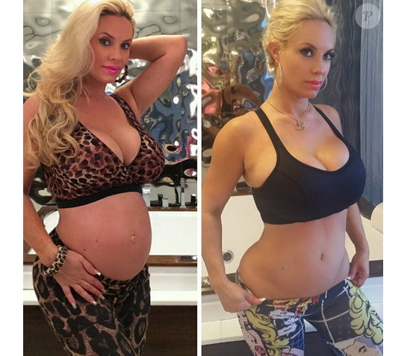 Coco Austin une semaine après son accouchement a déjà bien perdu le poids pris pendant sa grossesse / photo postée sur Instagram au mois de décembre 2015.