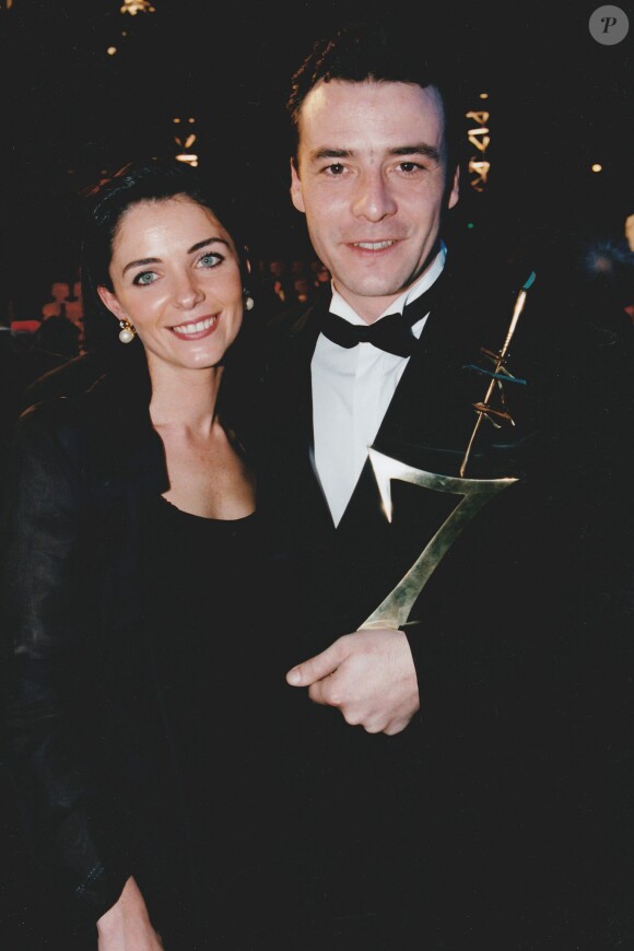 Pascal Brunner et sa femme Valérie le 28 janvier 1997 à Paris.