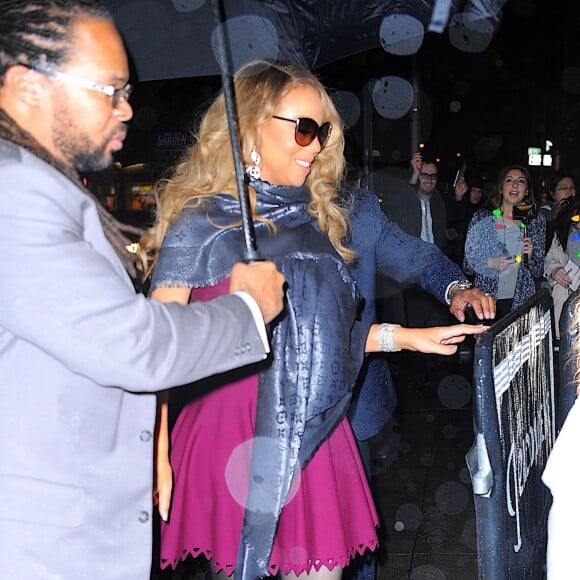 Mariah Carey dans les rues de New York, le 14 décembre 2015. © CPA/Bestimage