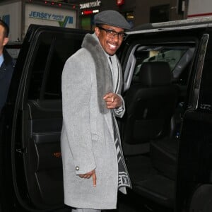 Nick Cannon allant participer à l'émission "Today" à New York, le 1er décembre 2015.