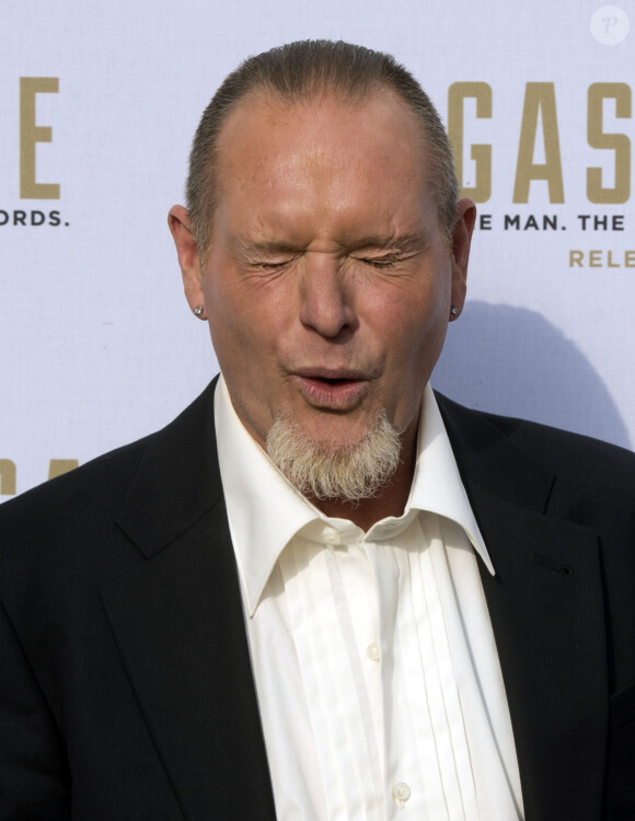 Paul Gascoigne assiste à la première du documentaire "Gascoigne", qui retrace sa vie de footballeur, à Londres. Le 8 juin 2015