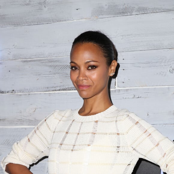 Zoe Saldana - Personnalités lors de la soirée "Verizon go90 Sneak Peek" à Beverly Hills, le 24 septembre 2015.