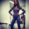 Zoe Saldana sublime dans son costume de Gamora / photo postée sur le compte instagram de l'actrice américaine, le 14 décembre 2015.