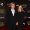 Harrison Ford et sa femme Calista Flockhart - Première de "Star Wars : le réveil de la force" à Los Angeles le 14 décembre 2015.