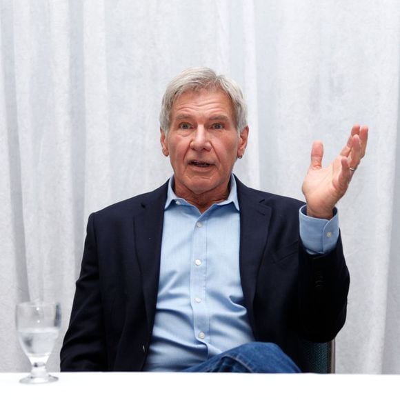 Harrison Ford - Conférence de presse pour le film Star Wars : Le Réveil de la Force à Los Angeles le 4 décembre 2015