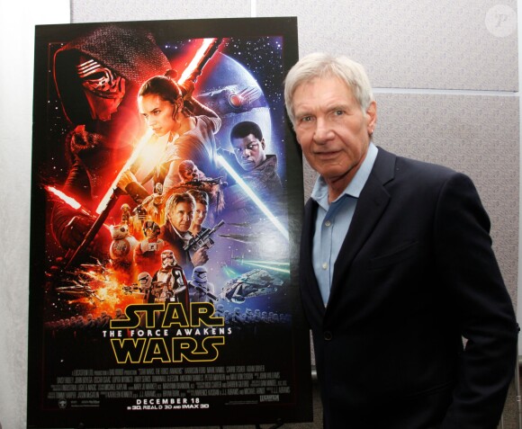 Harrison Ford - Conférence de presse pour le film Star Wars : Le Réveil de la Force à Los Angeles le 4 décembre 2015