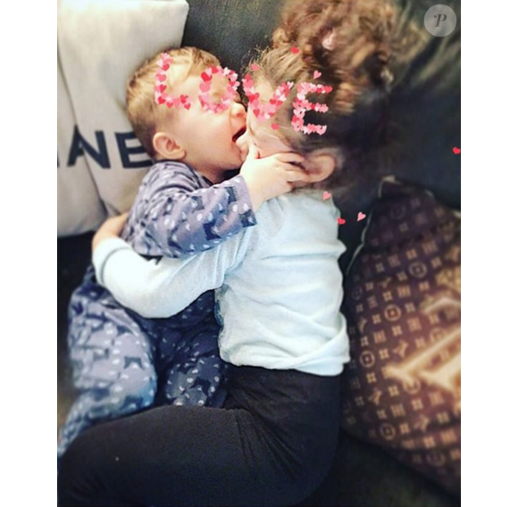 Emilie Nef Naf : ses amours Menzo et Maëlla, complices et câlins. Novembre 2015.