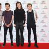 Liam Payne, Louis Tomlinson, Harry Styles et Niall Horan (du groupe One Direction) - Soirée des BBC Music Awards 2015 à Birmingham. Le 10 décembre 2015