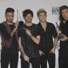 Liam Payne, Louis Tomlinson, Niall Horan, Harry Styles du groupe One Direction - Press Room lors de la 43ème cérémonie annuelle des "American Music Awards" à Los Angeles, le 22 novembre 2015.