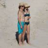 Sir Paul McCartney et sa femme Nancy Shevell sur une plage à St Barthelemy, le 27 décembre 2015